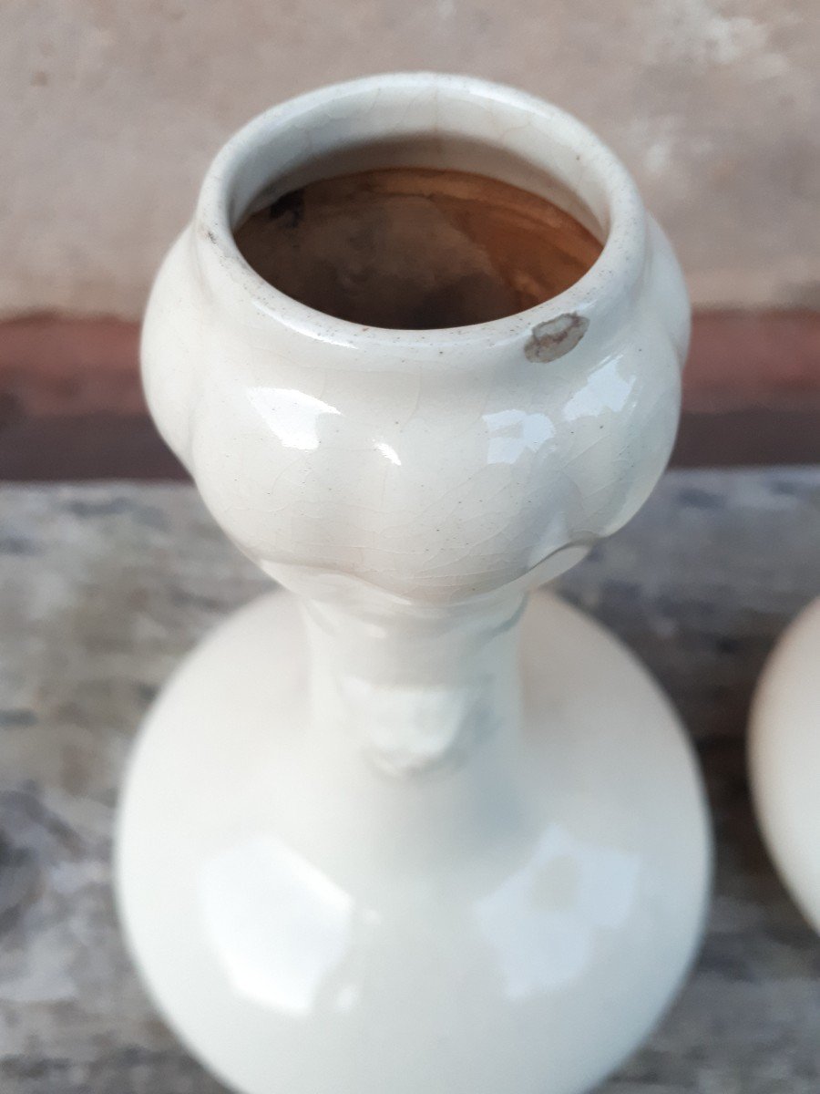 Paire De Vases Monochromes Chinois, Chine Dynastie Ming-photo-4