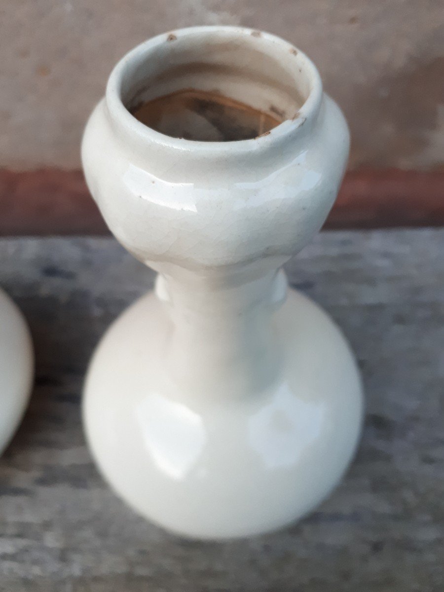 Paire De Vases Monochromes Chinois, Chine Dynastie Ming-photo-5