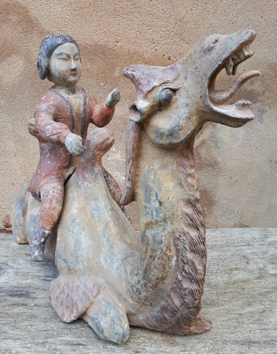 Important Chinese Terracotta Sculpture Representing A Camel, China, Tang Dynasty-photo-6