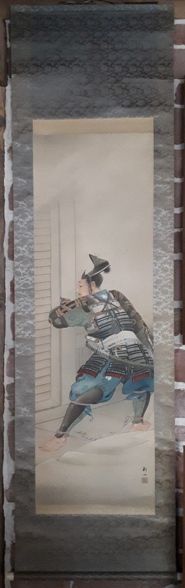 Rouleau Suspendu Japonais (kakejiku), Japon époque Meiji