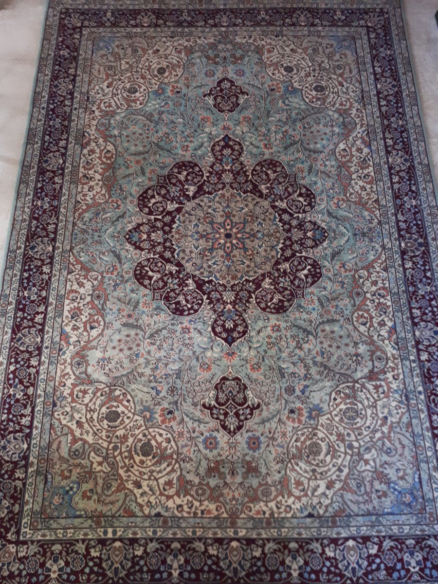Large Hand-knotted Turkish Ladik Rug, 325 X 221 Cm-photo-2