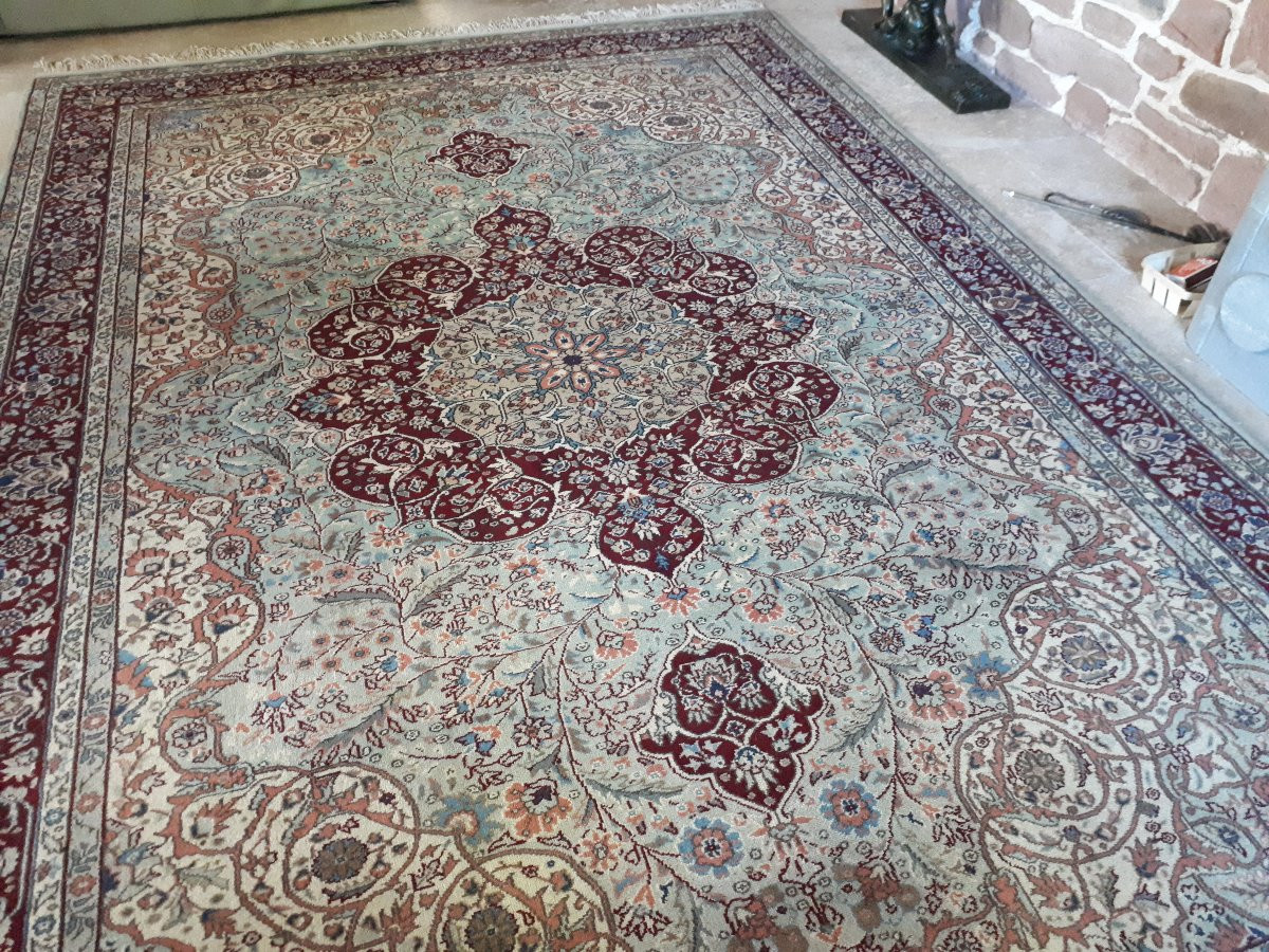 Large Hand-knotted Turkish Ladik Rug, 325 X 221 Cm-photo-5