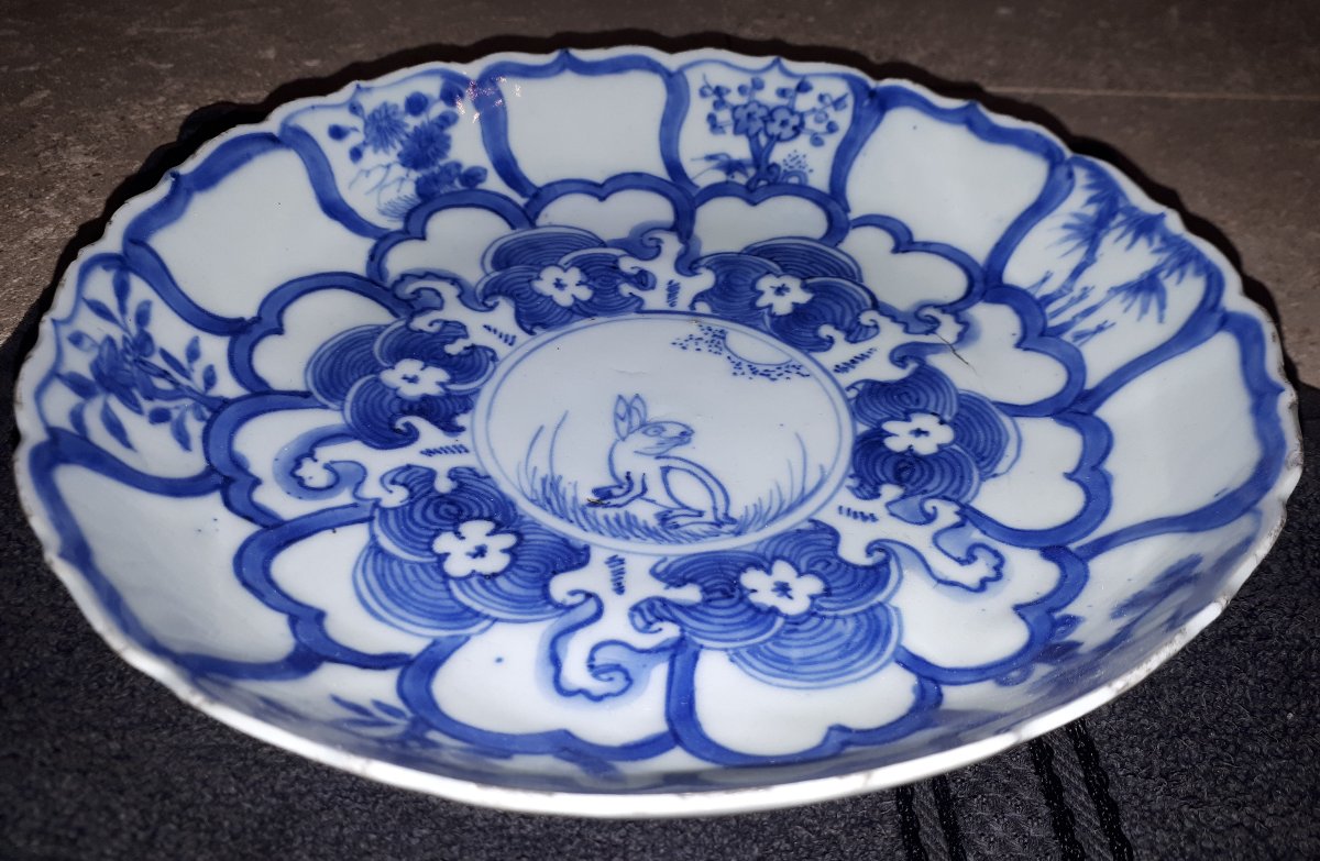 Chinese Blue And White Ko-sometsuke Plate, Ming Dynasty China-photo-4