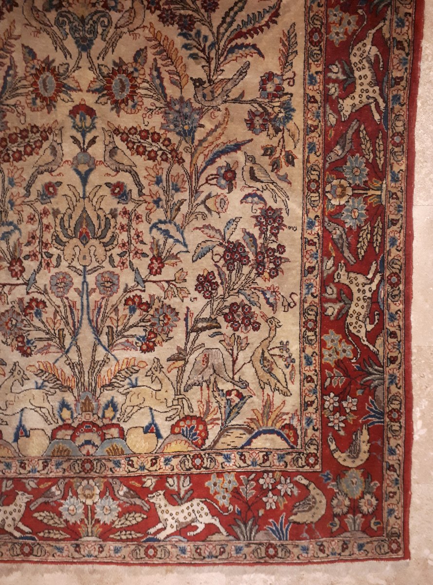 Tapis d'Orient Ghoum / Ghom, Iran vers 1950-photo-3