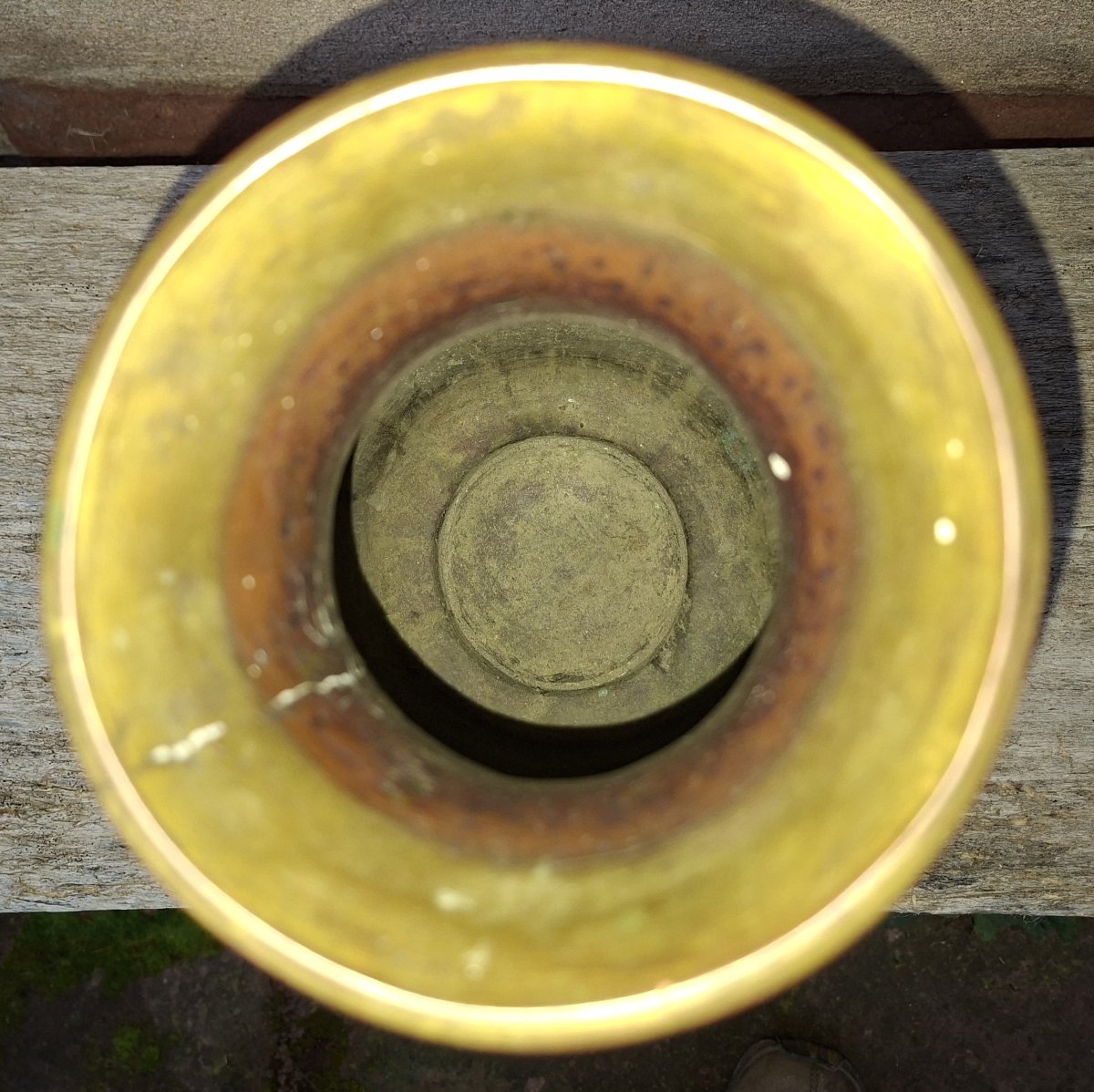 Vase en bronze doré et émaux cloisonnés, Chine XIXe-photo-5