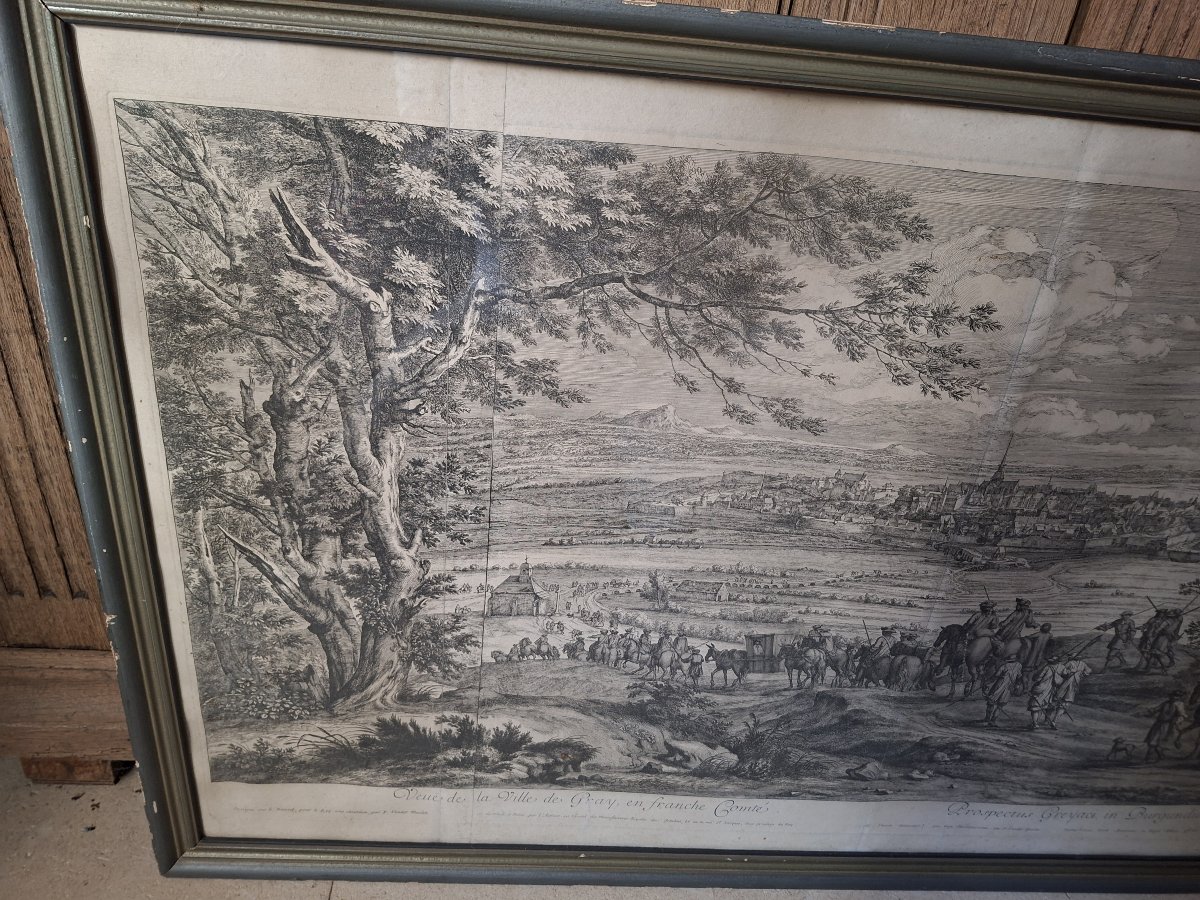 Etching By Van Der Meulen, Late 17th Century-photo-2