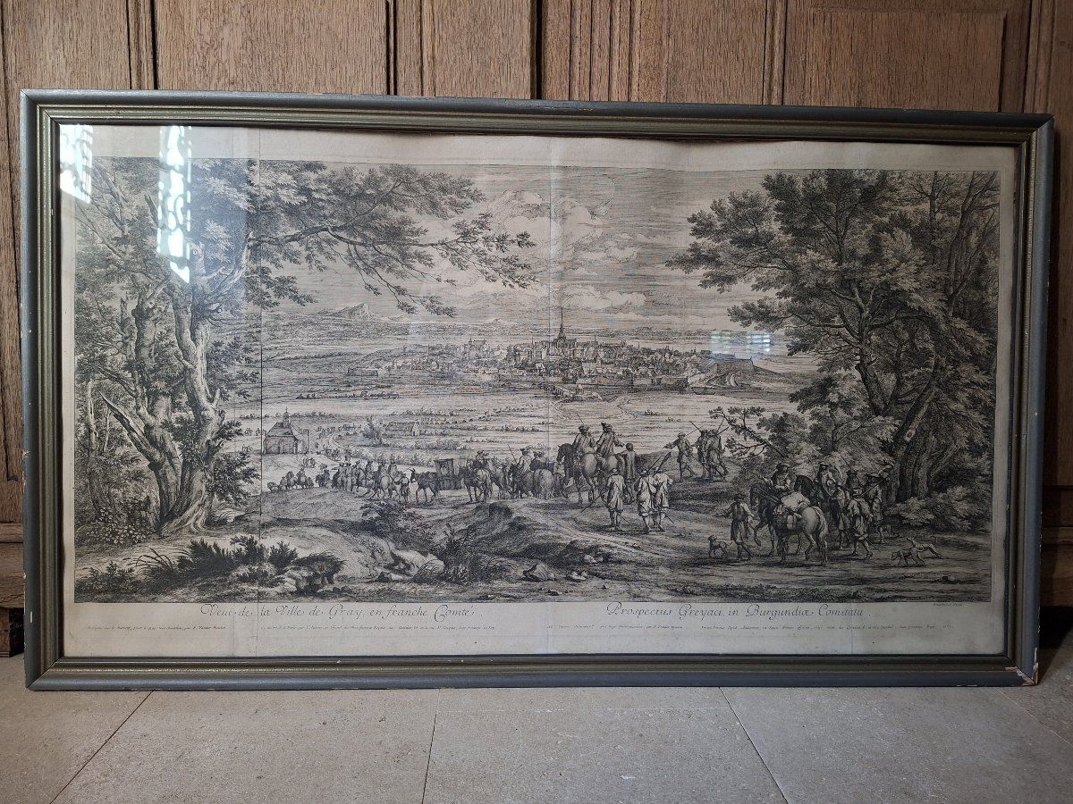 Etching By Van Der Meulen, Late 17th Century