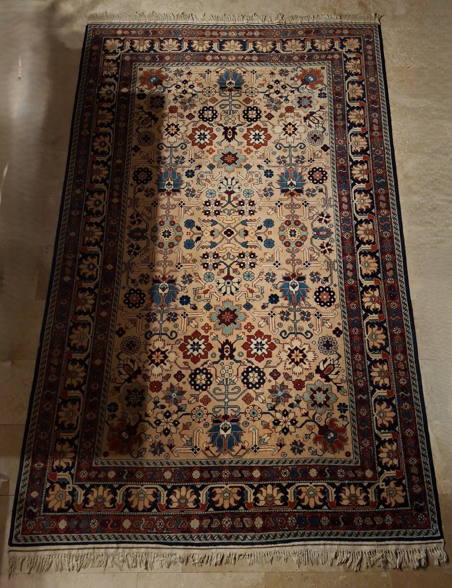 Handmade Persian Shirvan Oriental Rug, Caucasus, Circa 1970