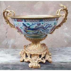 Coupe Chinoise d'époque Yongzheng, Chine Dynastie Qing