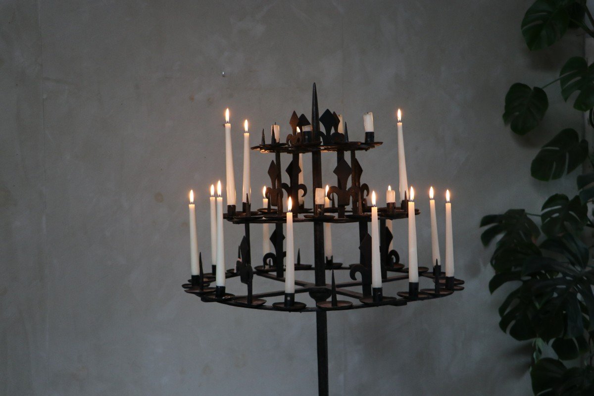 Large Church Candelabra-photo-3
