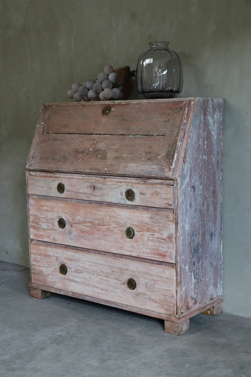 Secretaire Gustavien Suedois-photo-3