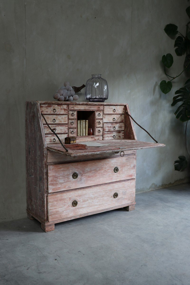 Secretaire Gustavien Suedois-photo-6