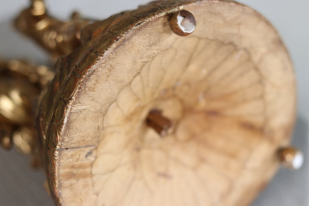 Gilded Wooden Cavalry Group-photo-2