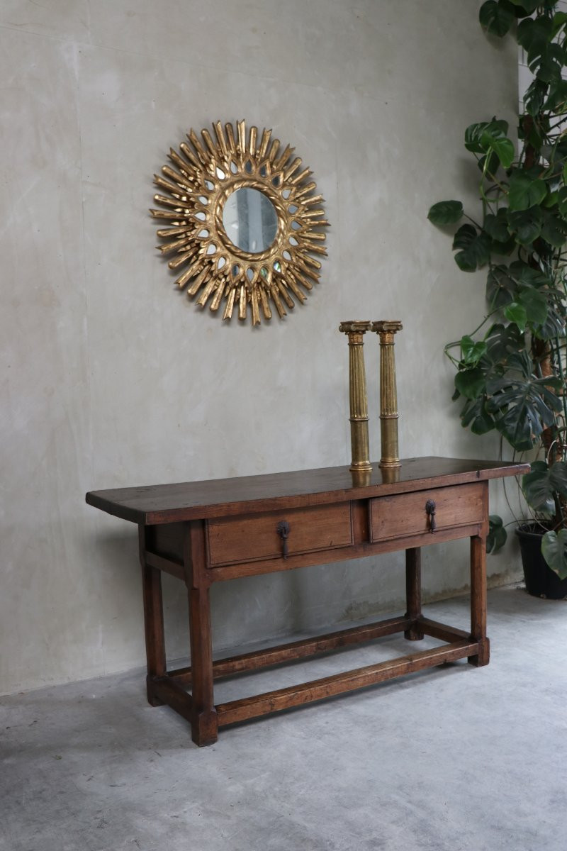 Spanish Walnut Console-photo-8