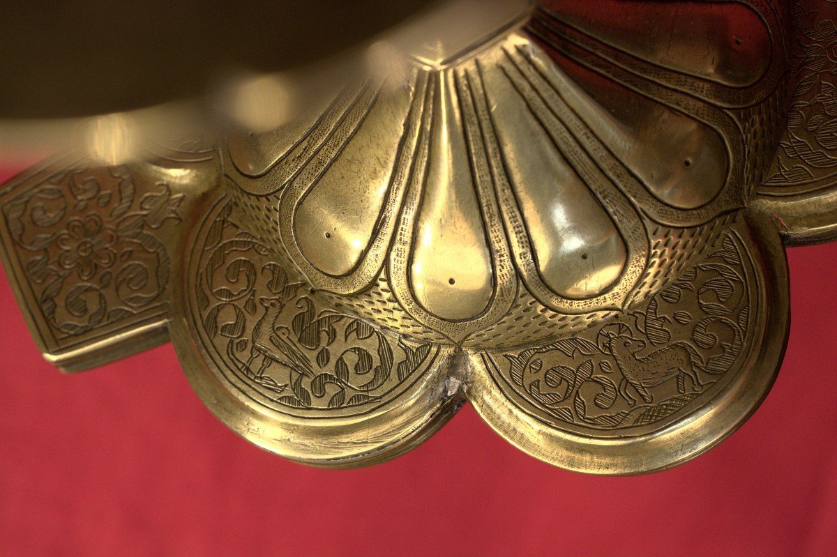 Big Reliquary - Brass & Copper  - 16th Century - Haute époque-photo-4