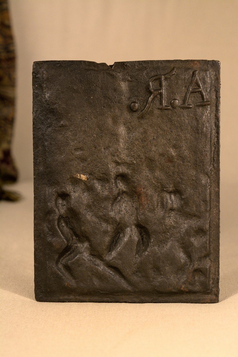 Iron Plaquette - The Flagellation Of Christ - After Moderno - 17th Century - Haute Epoque-photo-2