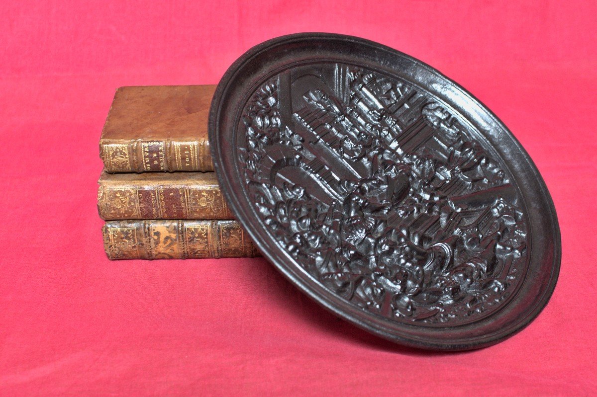 Bas-relief Style Renaissance - Fonte De Fer - La Prise De Troie - XIXe 19e Siècle 19 Plaquette-photo-2