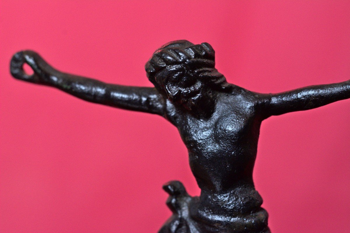 Bronze Christ - Corpus Christi - Crucifix - 16th 17th Century 16 17 - Haute Epoque-photo-3