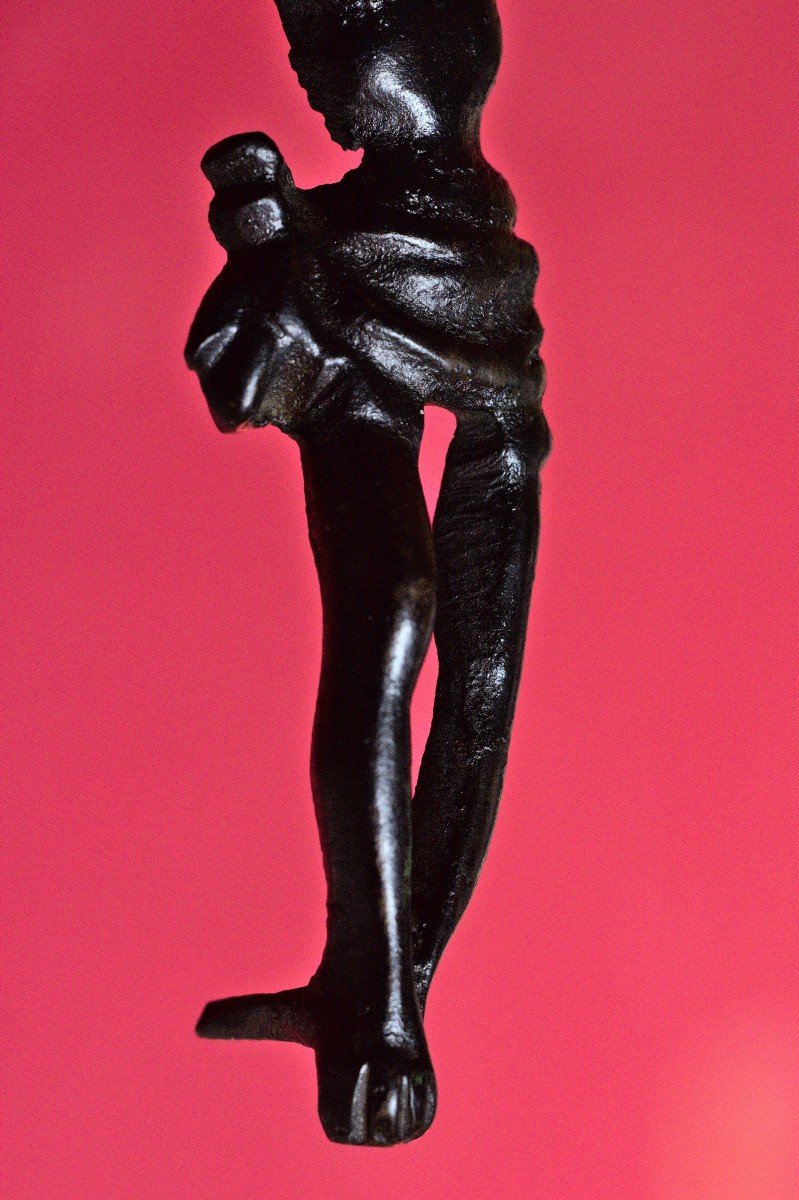 Bronze Christ - Corpus Christi - Crucifix - 16th 17th Century 16 17 - Haute Epoque-photo-4