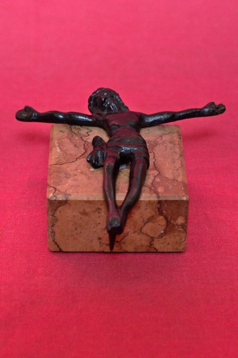 Bronze Christ - Corpus Christi - Crucifix - 16th 17th Century 16 17 - Haute Epoque-photo-4