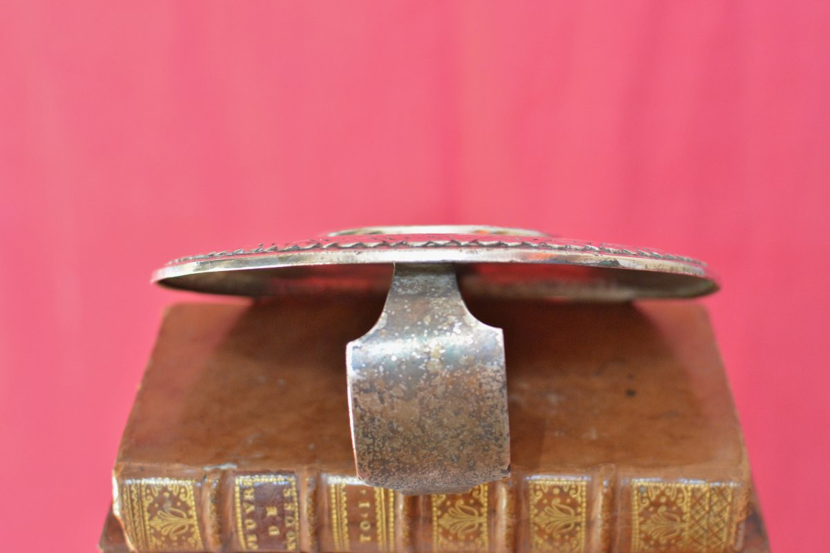 Silver-plated Bronze Pax - Osculatory - 19th Century - Calvary Liturgy Religion 19-photo-4