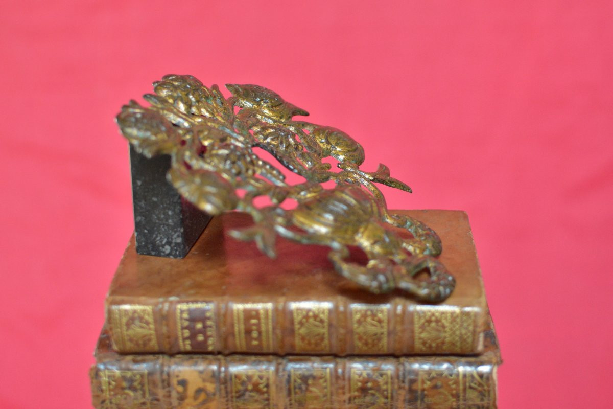 Grande Entrée de Serrure - Bronze - XVIe 16e siècle - Haute Epoque 16 clé clef coffre-photo-4