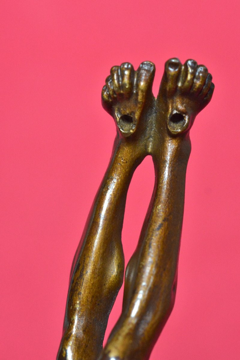 Bronze Christ - Corpus Christi - Crucifix - 19th Century - Religious Sculpture 19-photo-2