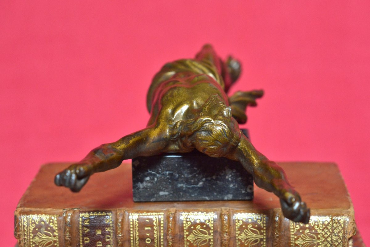 Bronze Christ - Corpus Christi - Crucifix - 19th Century - Religious Sculpture 19-photo-7