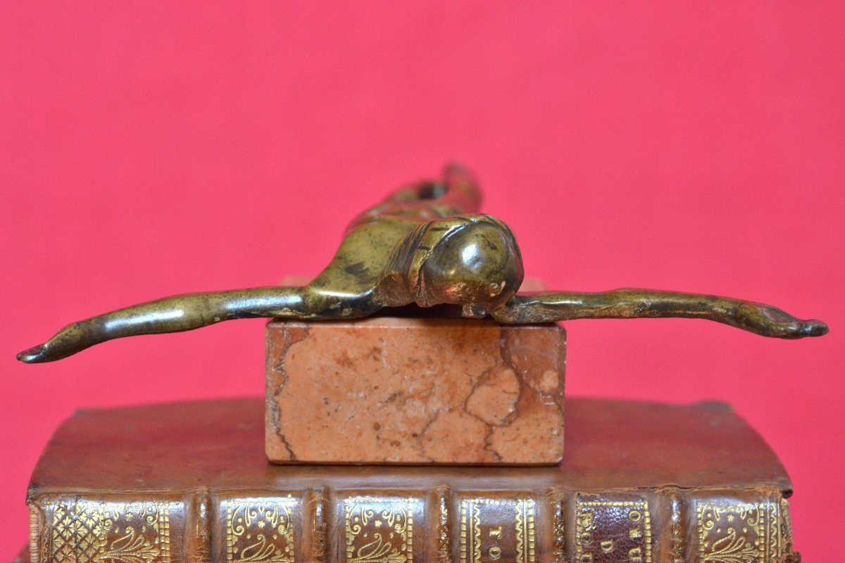 Bronze Christ - Corpus Christi - 16th Century Haute Epoque Crucifix Sculpture Religion 16-photo-3