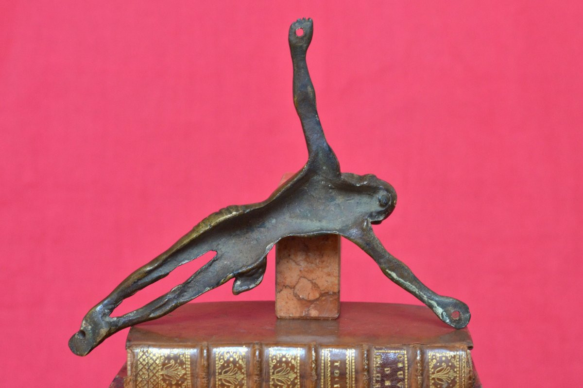 Bronze Christ - Corpus Christi - 16th Century Haute Epoque Crucifix Sculpture Religion 16-photo-5