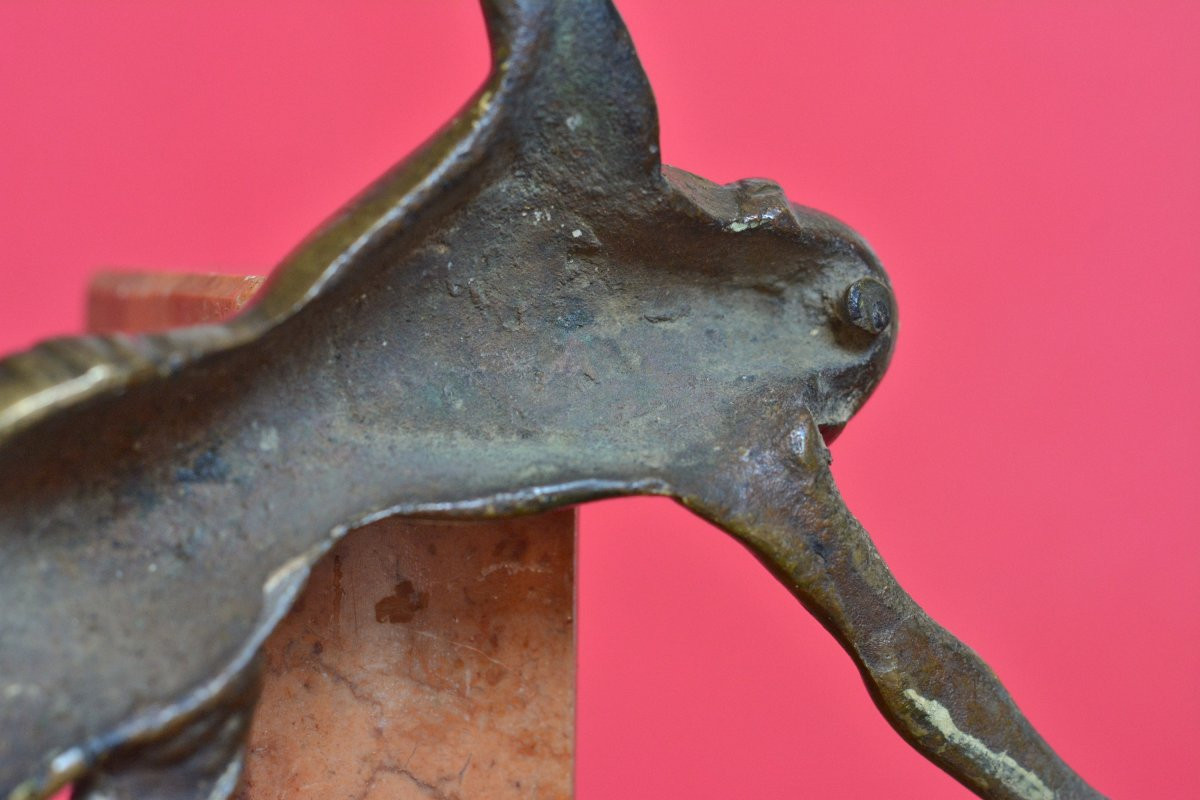 Bronze Christ - Corpus Christi - 16th Century Haute Epoque Crucifix Sculpture Religion 16-photo-6