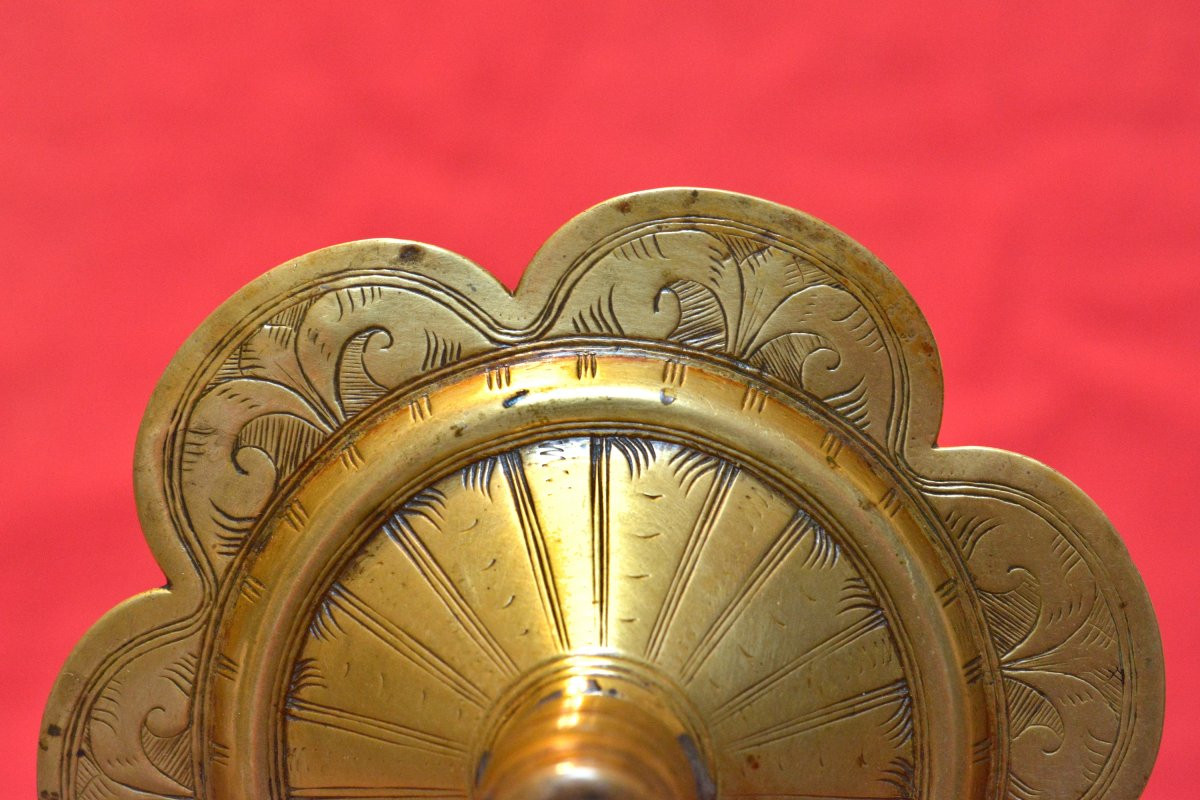 Bronze Crucifix - 17th Century - Haute Epoque - Christ Cross Religion Sculpture 17-photo-4