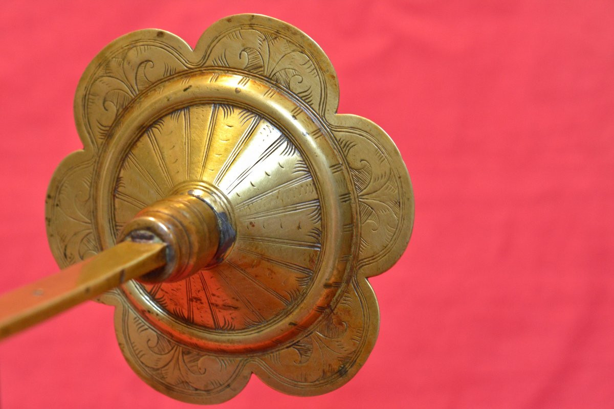 Bronze Crucifix - 17th Century - Haute Epoque - Christ Cross Religion Sculpture 17-photo-7