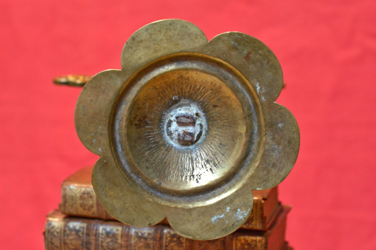 Bronze Crucifix - 17th Century - Haute Epoque - Christ Cross Religion Sculpture 17-photo-8