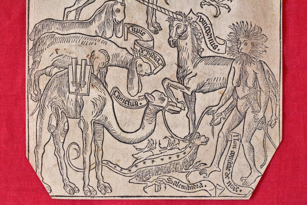 Gravure sur Bois Incunable - Peregrinatio in Terram Sanctam - XVe 15e siècle - Animaux Licorne-photo-4