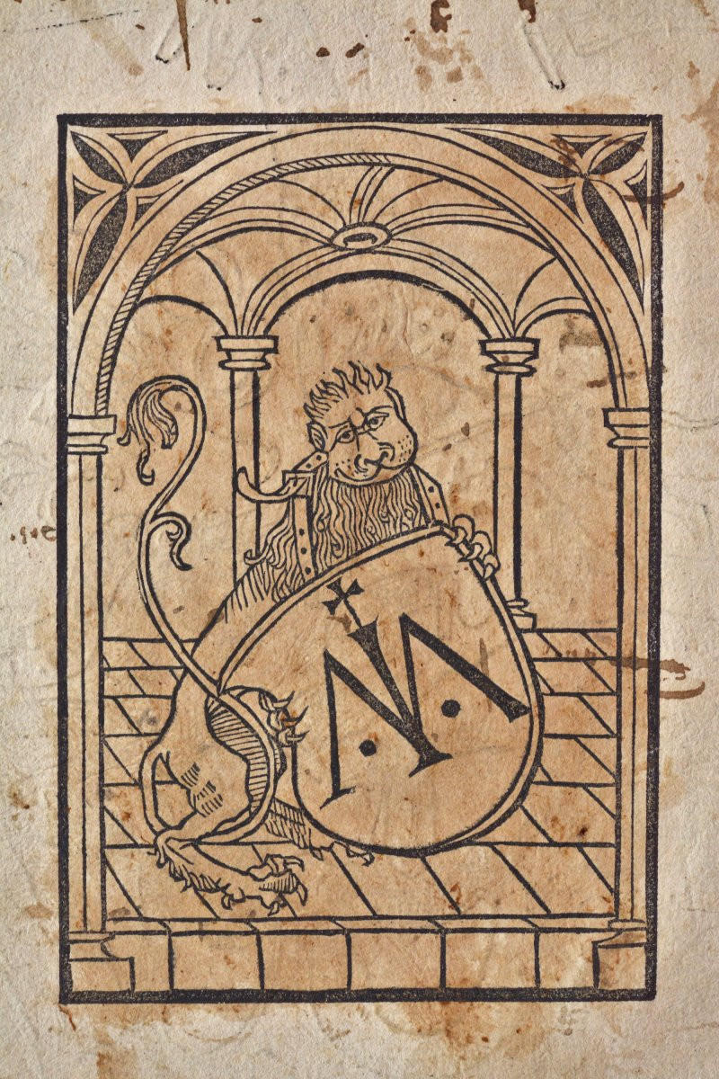 Gravure sur Bois Incunable - Peregrinatio in Terram Sanctam - XVe 15e siècle - Animaux Licorne-photo-1