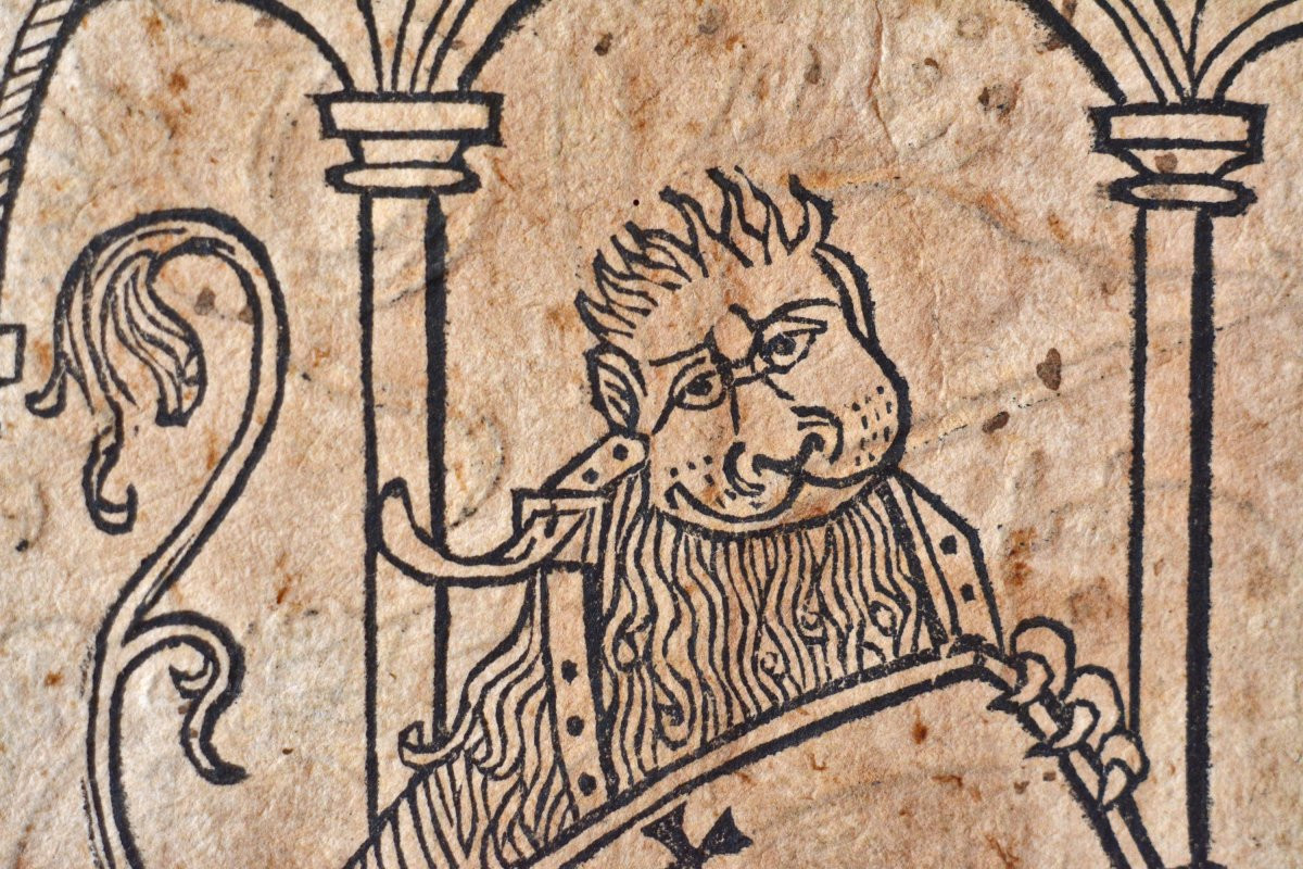 Gravure sur Bois Incunable - Peregrinatio in Terram Sanctam - XVe 15e siècle - Animaux Licorne-photo-3