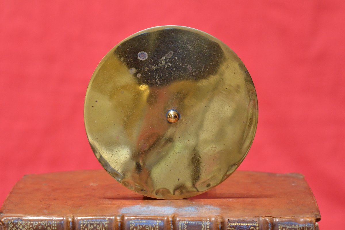 Large Pyx - Custode - Brass - 20th Century - Liturgy Religion Communion Wafers 20-photo-4