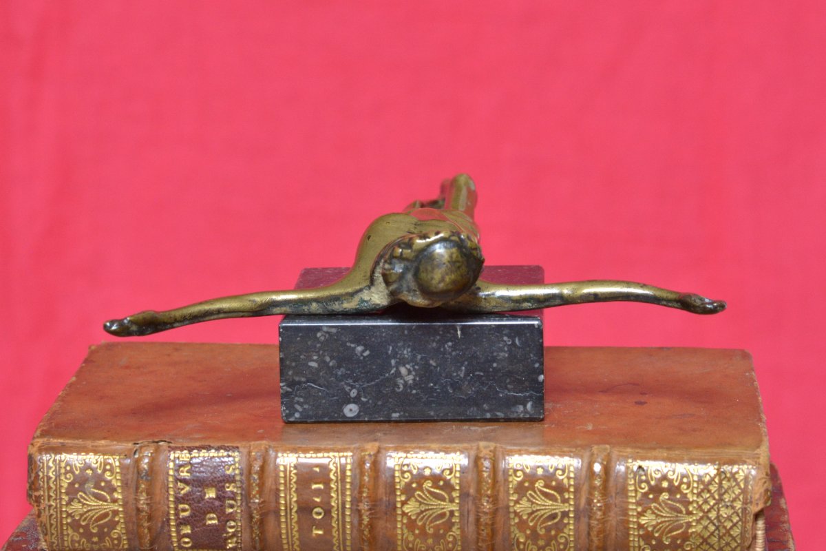 Christ En Bronze - Corpus Christi - Crucifix - XVe Siècle 15e  - Haute époque sculpture 15-photo-6