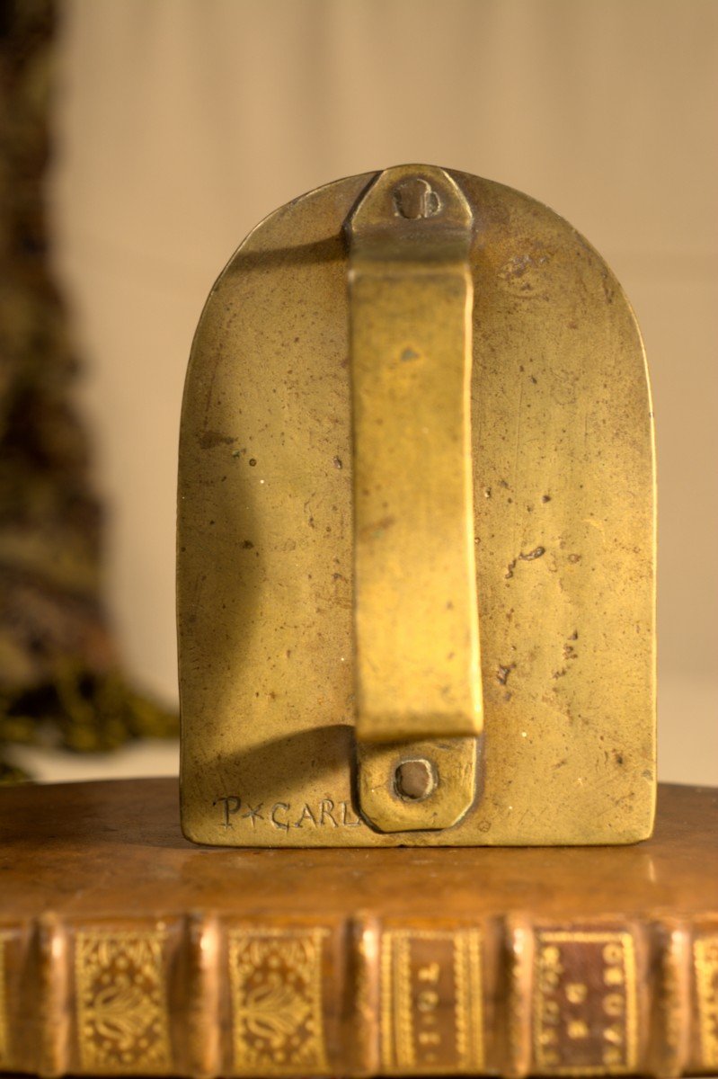 Bronze Pax - Osculatory - 17th Century-photo-2