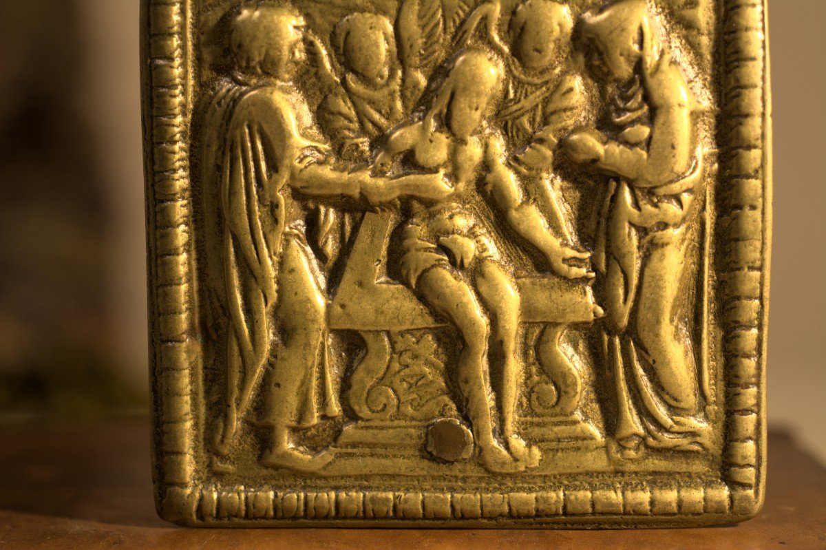 Bronze Pax - Osculatory - 17th Century-photo-2