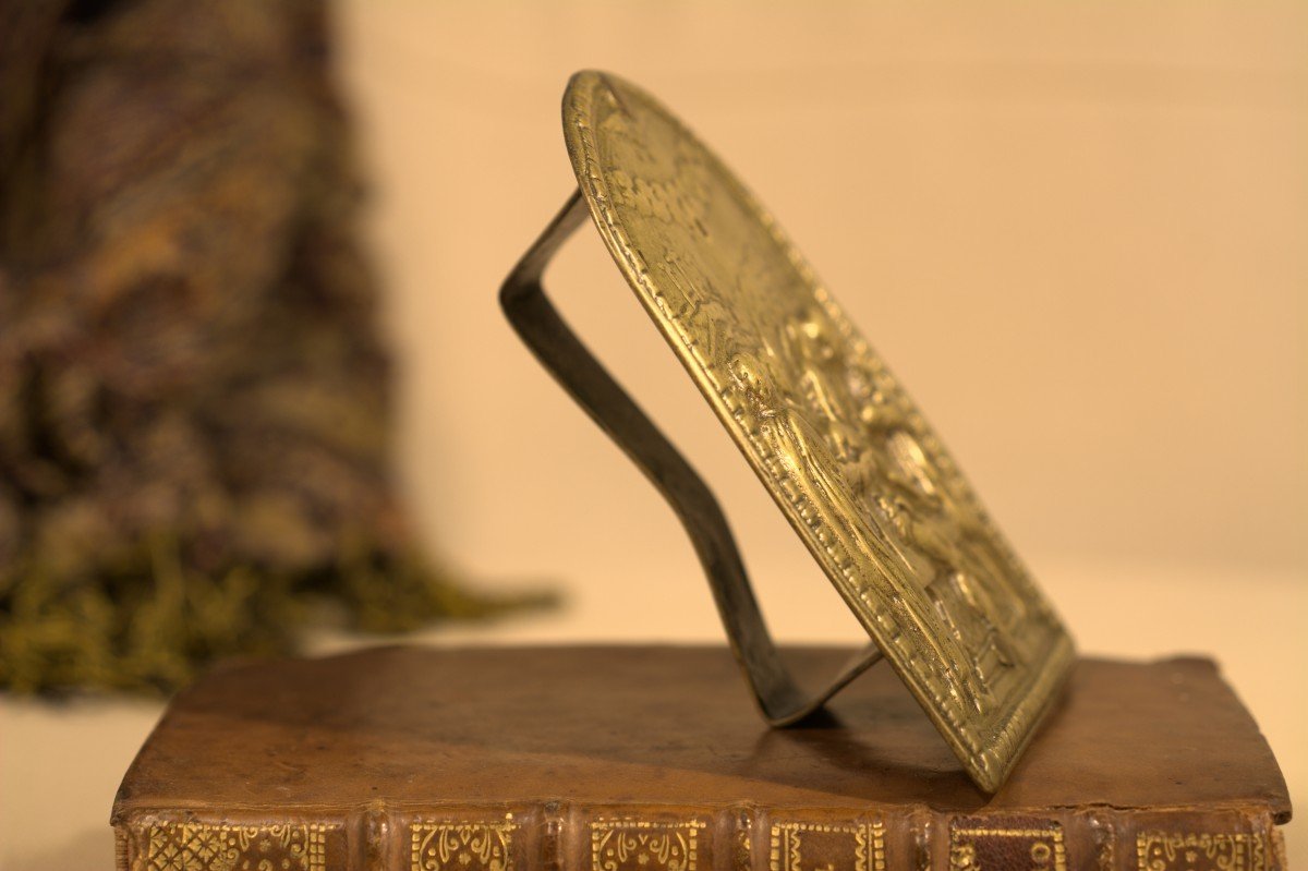 Bronze Pax - Osculatory - 17th Century-photo-4