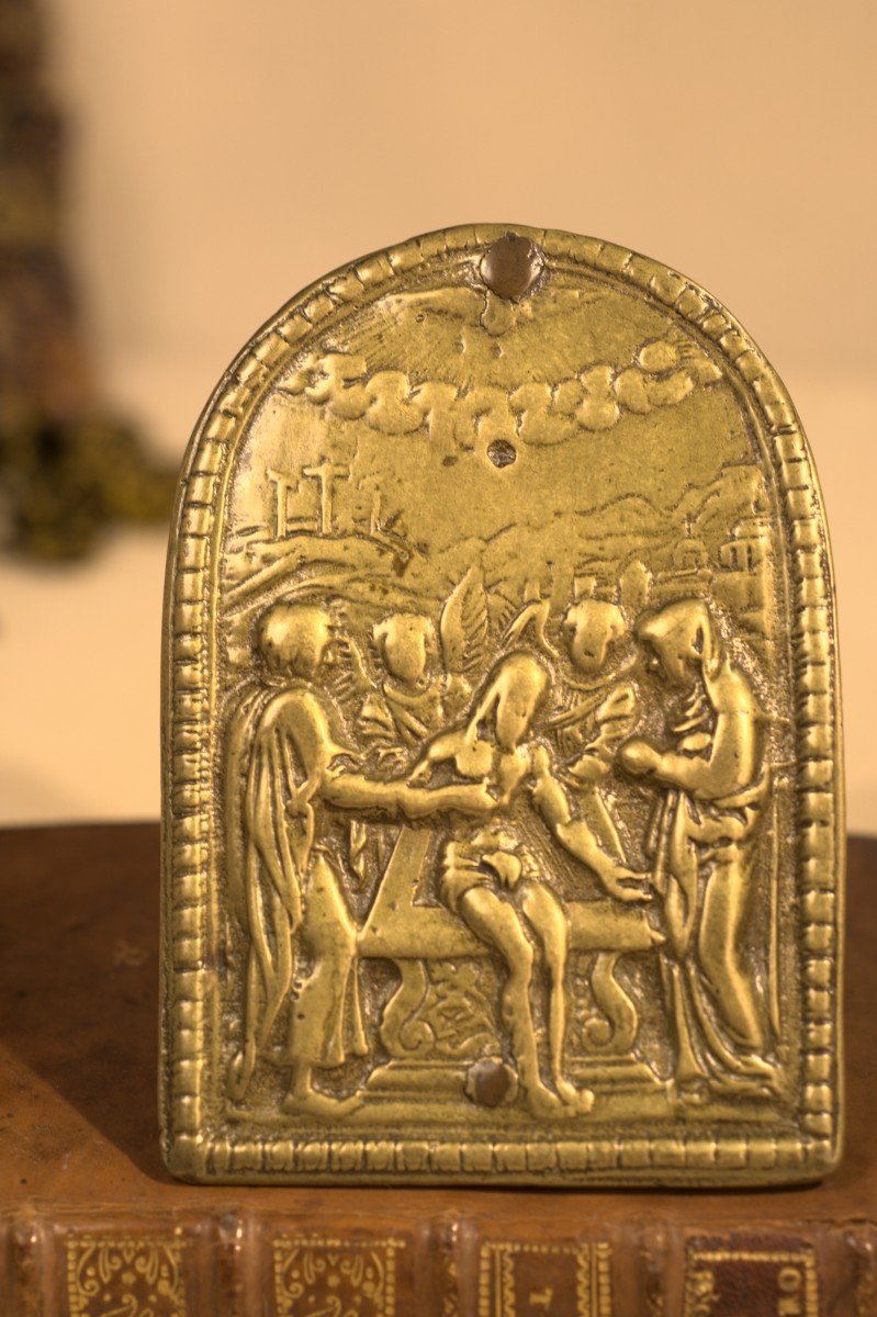 Bronze Pax - Osculatory - 17th Century
