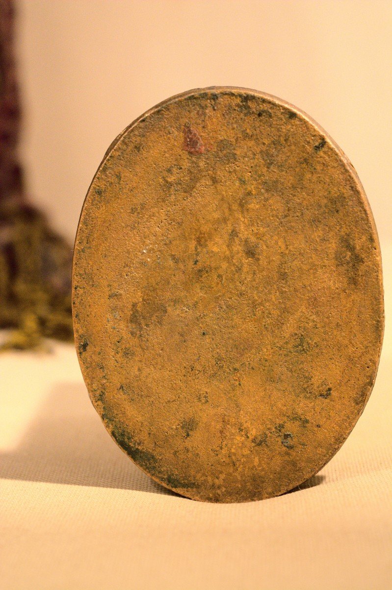 Matrice Pour Image Pieuse – Bronze – XVIe Siècle-photo-3