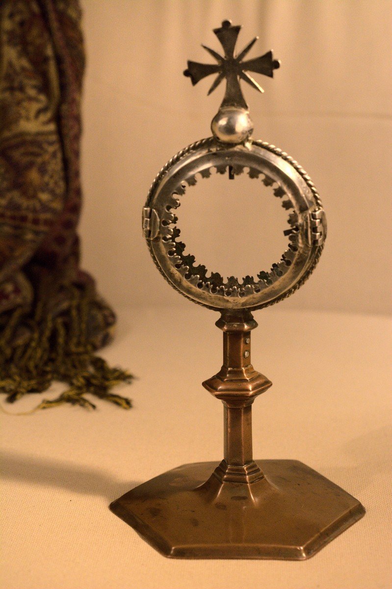 Reliquary - Monstrance - 16th Century - Haute époque-photo-3