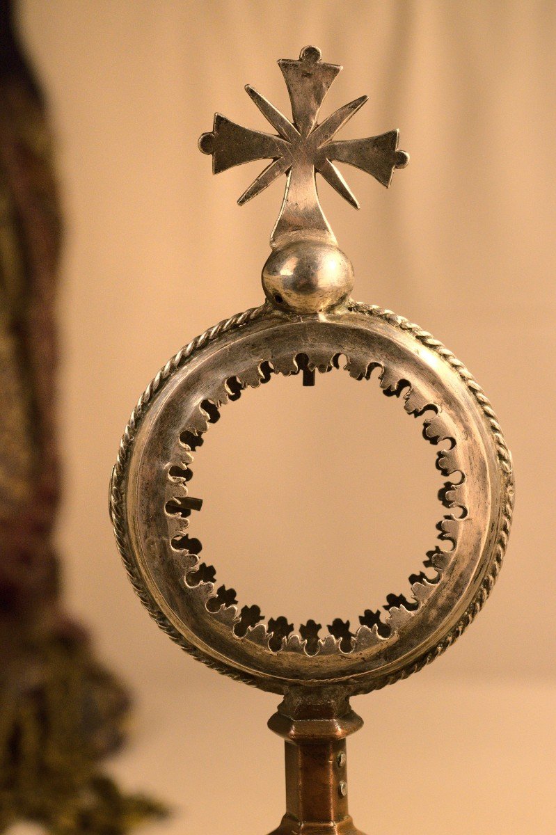 Reliquary - Monstrance - 16th Century - Haute époque-photo-4