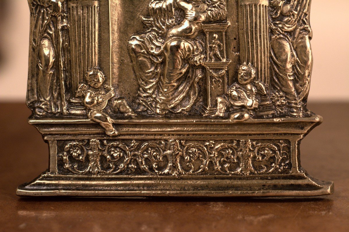 Galeazzo Mondella - Moderno - Bronze Plaquette - 15th Century - Haute Epoque - Renaissance-photo-3