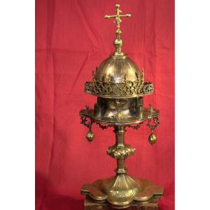 Big Reliquary - Brass & Copper  - 16th Century - Haute époque