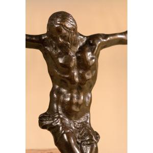 Christ En Bronze - Corpus Christi - Crucifix - XVIe Siècle 16e - Haute époque
