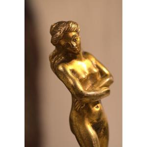 Venus Statuette - Gilded Bronze - 17th Century - Haute Epoque